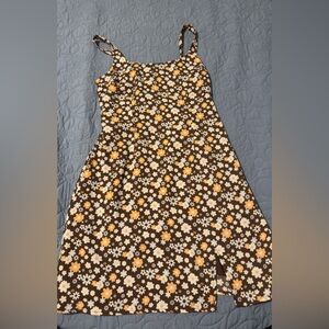 Hollister Brown Floral Dress Size - XS